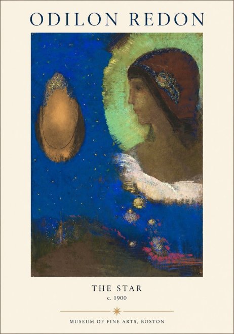 Odilon Redon The Star No1 - Plakát