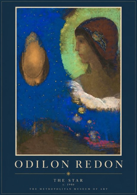 Odilon Redon The Star No2 - Plakát