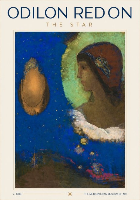 Odilon Redon The Star No3 - Plakát