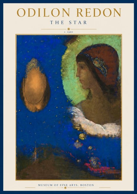 Odilon Redon The Star No5 - Plakát