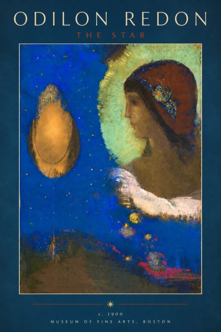 Odilon Redon The Star No6 - Plakát