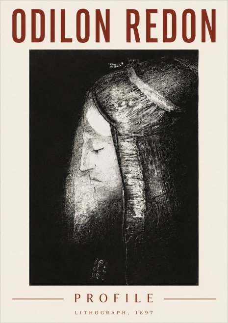 Odilon Redon Profile No3 - Plakát