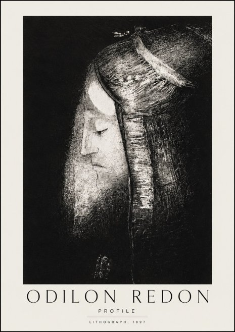 Odilon Redon Profile No4 - Plakát