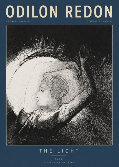 Odilon Redon The Light No2 - Plakát