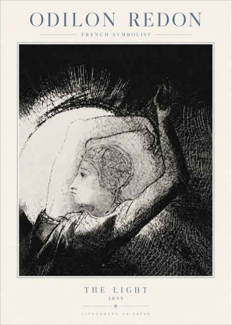 Odilon Redon The Light No5 - Plakát