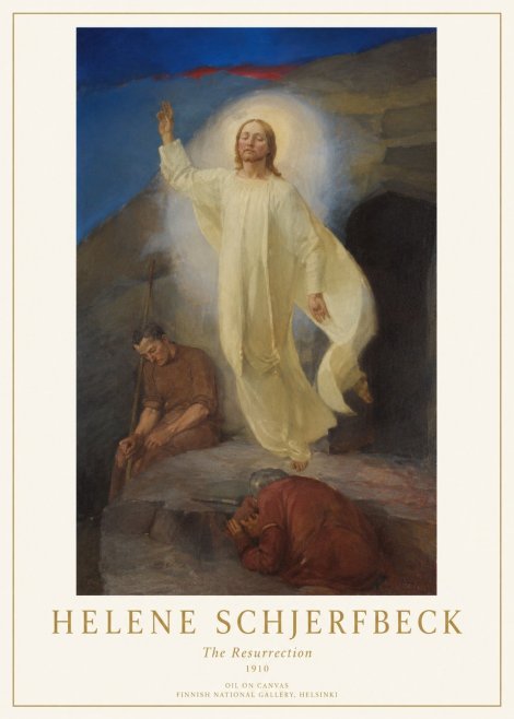 Helene Schjerfbeck The Resurrection No1 - Plakát