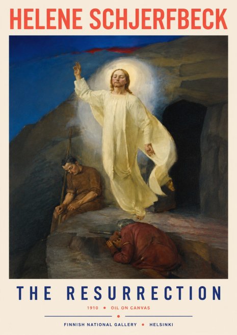Helene Schjerfbeck The Resurrection No2 - Plakát
