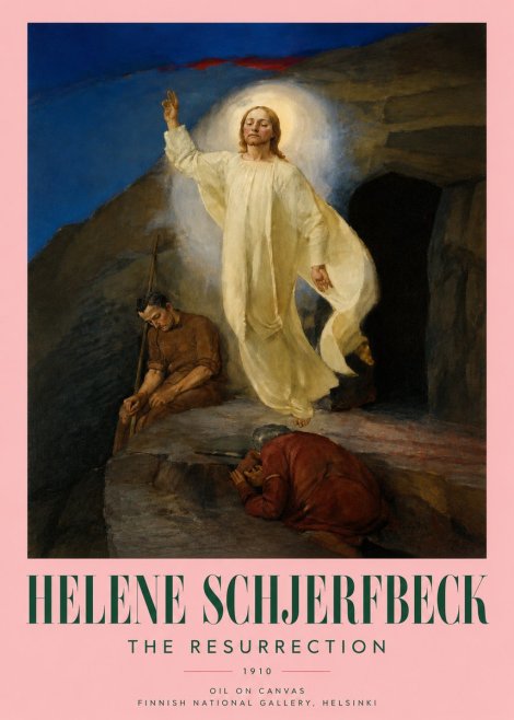 Helene Schjerfbeck The Resurrection No3 - Plakát