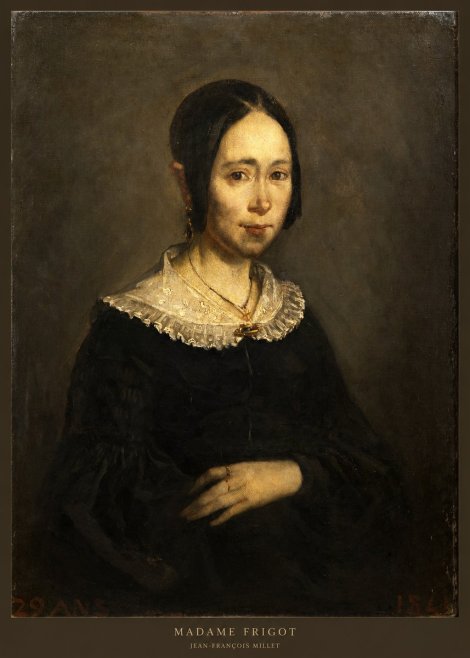 Jean-François Millet Madame Frigot No6 - Plakát