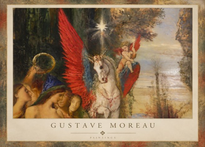 Gustave Moreau Pegasus No2 - Plakát