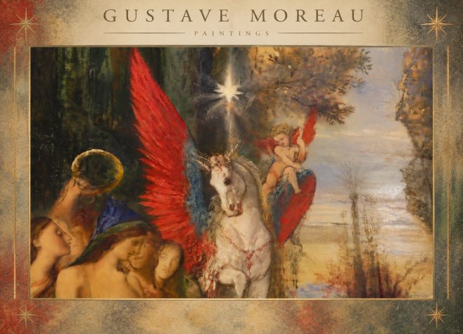 Gustave Moreau Pegasus No6 - Plakát