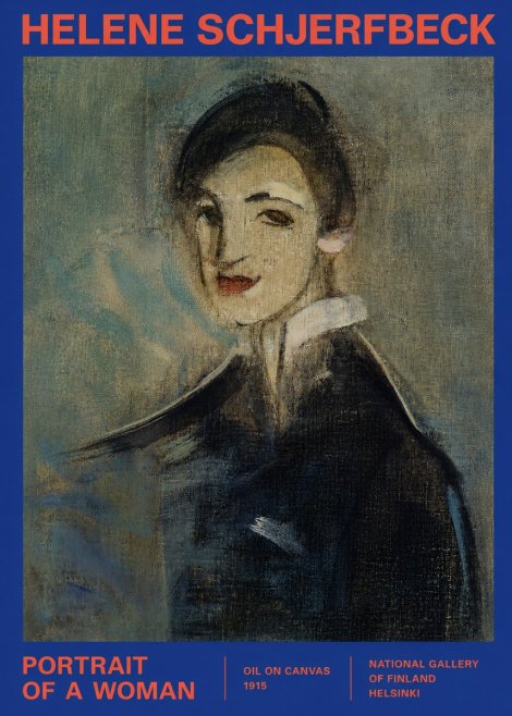 Helene Schjerfbeck Portrait of a Woman II No2 - Plakát