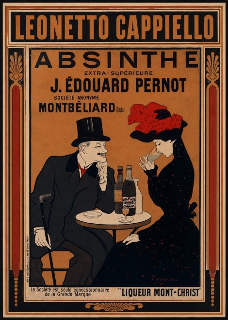 Leonetto Cappiello Absinthe J. Édouard Pernot No1 - Plakát