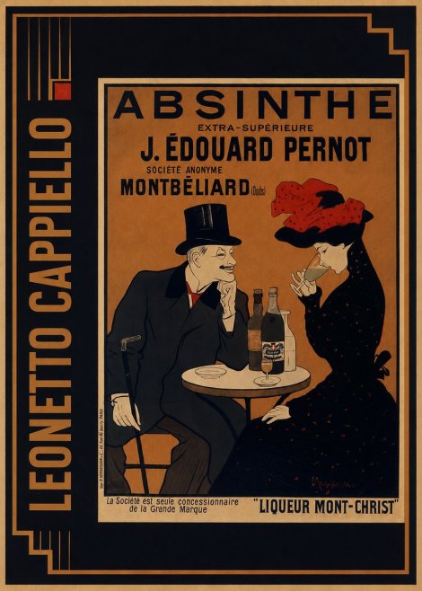 Leonetto Cappiello Absinthe J. Édouard Pernot No2 - Plakát