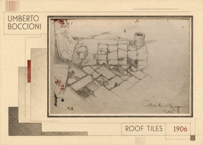 Umberto Boccioni Roof Tiles No2 - Plakát