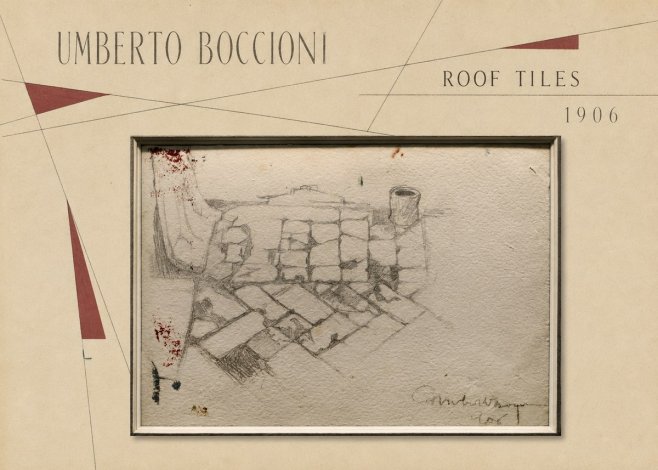 Umberto Boccioni Roof Tiles No3 - Plakát