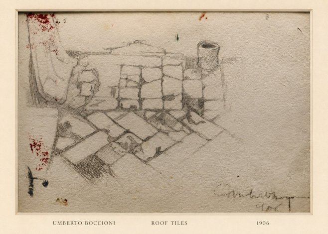 Umberto Boccioni Roof Tiles No6 - Plakát