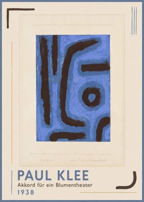 Paul Klee Akkord Für Ein Blumentheater No1 - Plakát