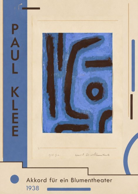 Paul Klee Akkord Für Ein Blumentheater No2 - Plakát