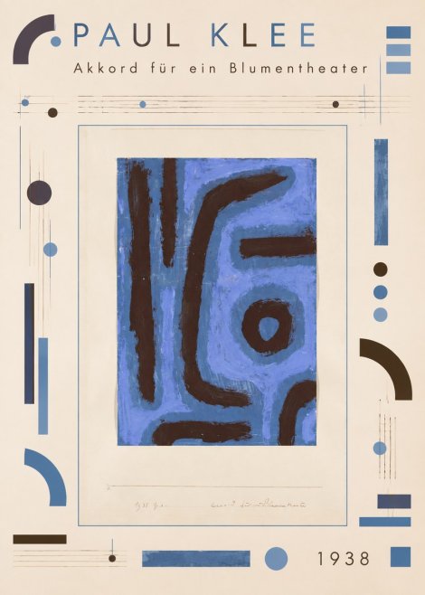 Paul Klee Akkord Für Ein Blumentheater No4 - Plakát