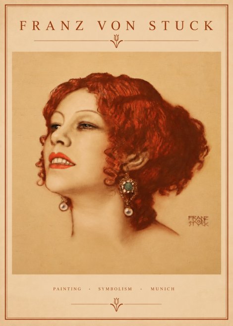 Franz von Stuck Medusa No2 - Plakát