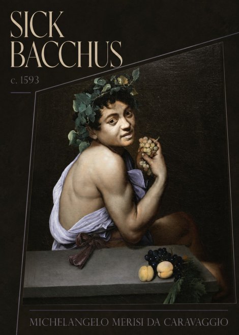 Michelangelo Merisi da Caravaggio Sick Bacchus No4 - Plakát