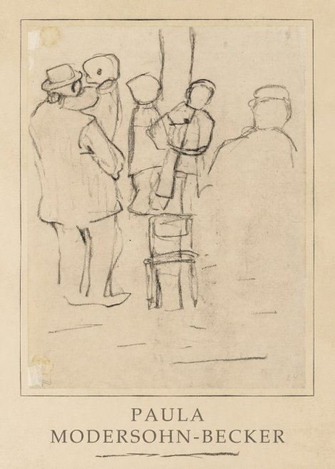 Paula Modersohn-Becker Studies of Figures No3 - Plakát