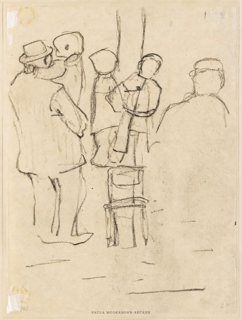 Paula Modersohn-Becker Studies of Figures No5 - Plakát