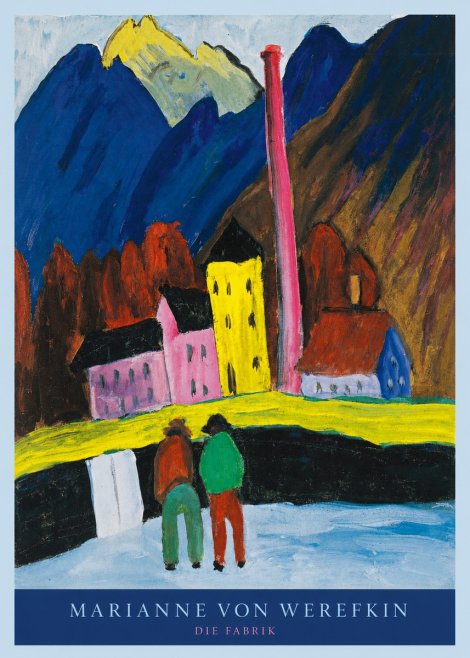 Marianne von Werefkin Die Fabrik No6 - Plakát