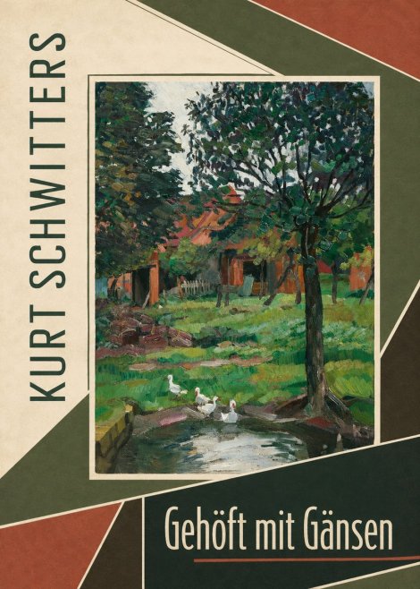 Kurt Schwitters Gehöft Mit Gänsen No3 - Plakát