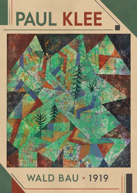 Paul Klee Wald Bau No1 - Plakát