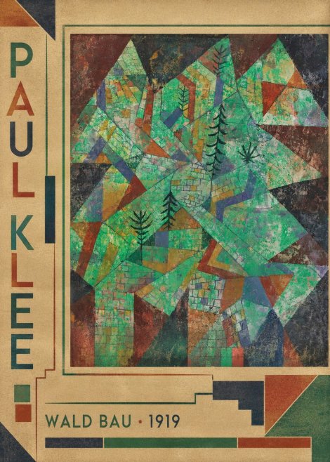 Paul Klee Wald Bau No2 - Plakát