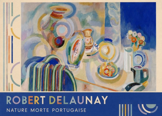 Robert Delaunay Nature Morte Portugaise No3 - Plakát