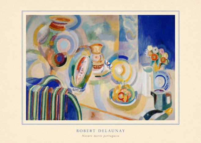 Robert Delaunay Nature Morte Portugaise No4 - Plakát