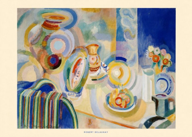 Robert Delaunay Nature Morte Portugaise No6 - Plakát
