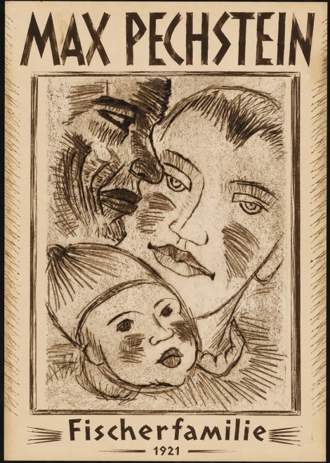 Max Pechstein Fischerfamilie No1 - Plakát