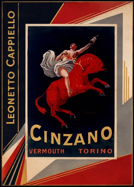Leonetto Cappiello Cinzano Vermouth No2 - Plakát