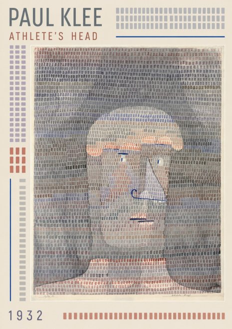 Paul Klee Athlete's Head No1 - Plakát
