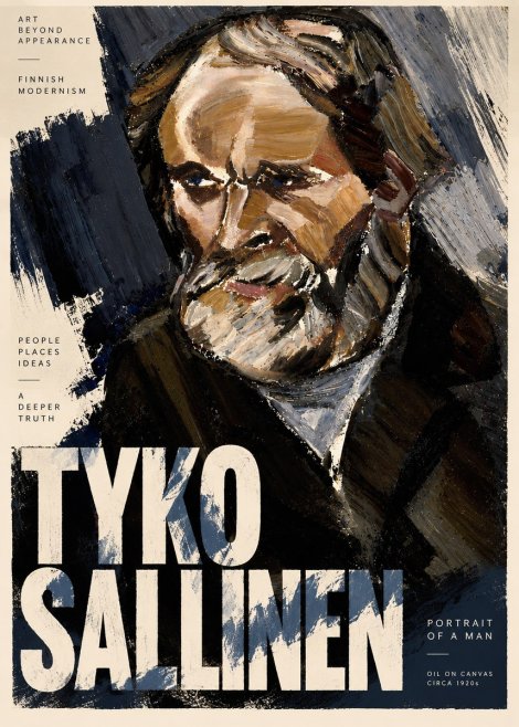 Tyko Sallinen Portrait of a Man III No3 - Plakát