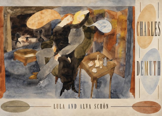 Charles Demuth Lula and Alva Schön No5 - Plakát