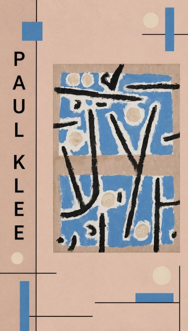 Paul Klee Abstract Geometric Composition No2 - Plakát