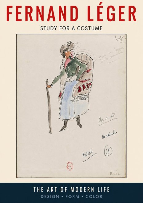 Fernand Léger Study for a Costume No2 - Plakát