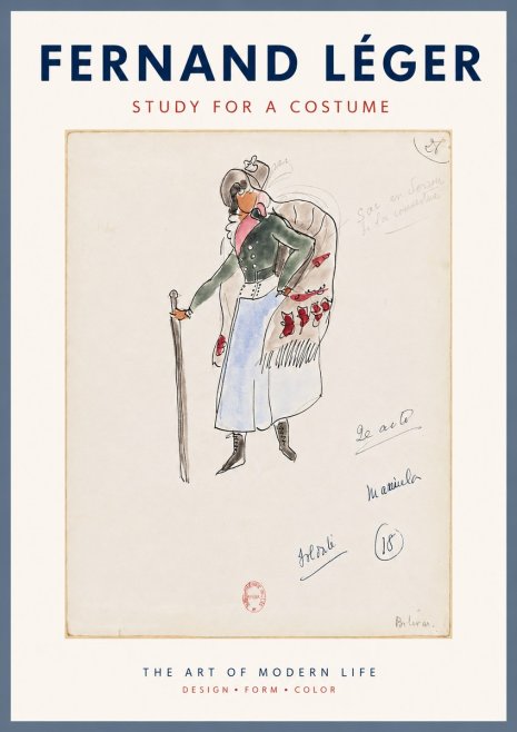 Fernand Léger Study for a Costume No3 - Plakát