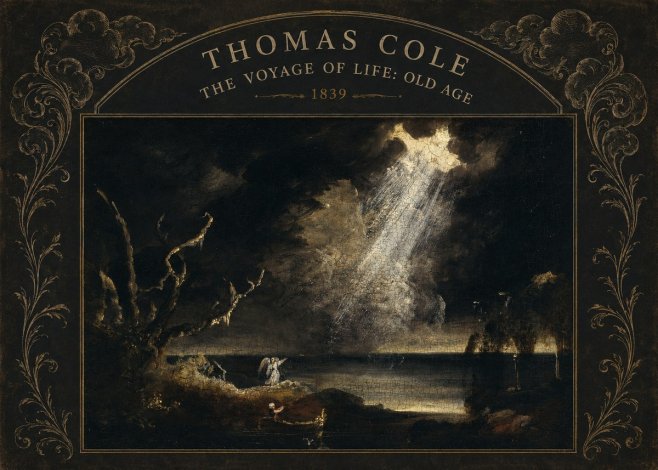 Thomas Cole The Voyage of Life: Old Age I No3 - Plakát