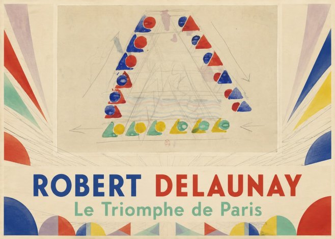 Robert Delaunay Le Triomphe De Paris II No4 - Plakát