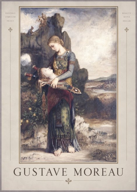 Gustave Moreau Salome with the Head of John the Baptist No4 - Plakát