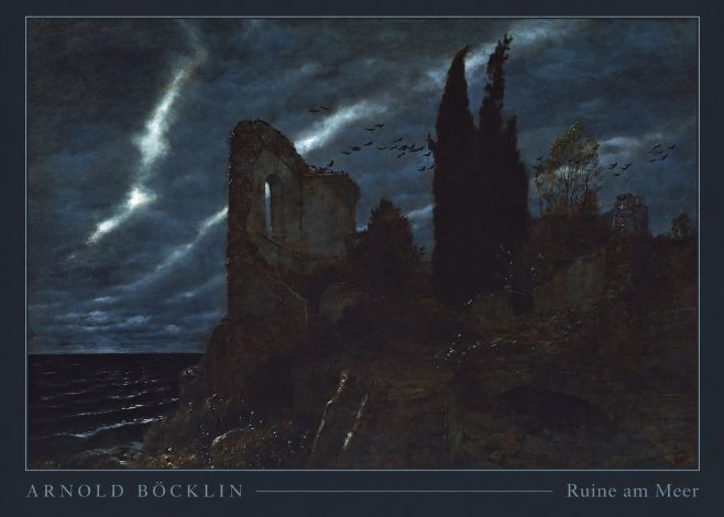 Arnold Böcklin Ruine Am Meer I No3 - Plakát