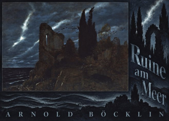 Arnold Böcklin Ruine Am Meer I No6 - Plakát