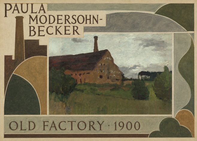 Paula Modersohn-Becker Old Factory No6 - Plakát
