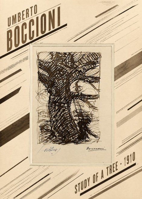 Umberto Boccioni Study of a Tree No2 - Plakát